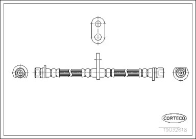 Тормоза CORTECO для HONDA ACCORD VI купе (CG) 2.0 i 16V