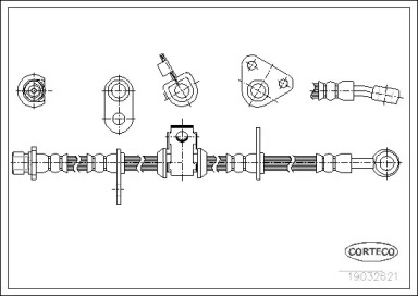 Тормоза CORTECO для HONDA PRELUDE IV (BB_) 2.2 i 16V Vtec (BB1)