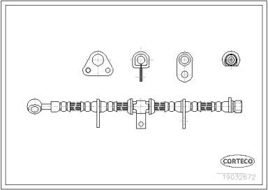 Тормоза CORTECO для HONDA PRELUDE IV (BB_) 2.2 i 16V Vtec (BB1)
