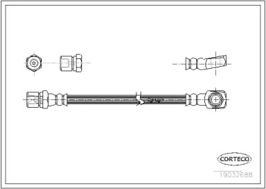 Тормоза CORTECO для JAGUAR XK 8 купе (X100) 4.2