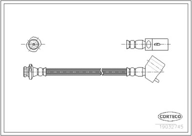 Тормоза CORTECO для NISSAN BLUEBIRD Traveller (W910) 2.0 D