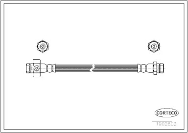 тормозные шланги CORTECO для HONDA ACTY (TN) 0.6