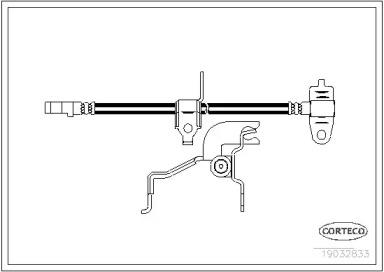 тормозные шланги CORTECO для FORD TRANSIT c бортовой платформой/ходовая часть (FM_ _, FN_ _) 2.3 BiFuel