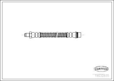 тормозные шланги CORTECO для NISSAN PRIMASTAR Фургон (X83) 2.0