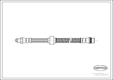 тормозные шланги CORTECO для NISSAN INTERSTAR Фургон (X70) dCi 100