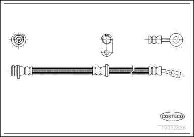 Тормоза CORTECO для HONDA ACCORD VI купе (CG) 2.0 i 16V
