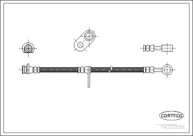 Тормоза CORTECO для HONDA ACCORD VI купе (CG) 2.0 i 16V