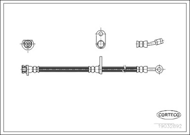 Тормоза CORTECO для HONDA ACCORD VI купе (CG) 2.0 i 16V