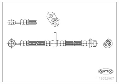 тормозные шланги CORTECO для HONDA LEGEND II (KA) 3.2 i 24V (KA7)