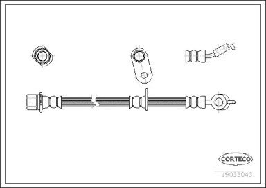 Тормоза CORTECO для SUBARU IMPREZA седан (GD) 2.0 WRX Turbo AWD