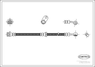 тормозные шланги CORTECO для HONDA ACCORD VII Tourer (CM, CN) 2.0 (CM1)