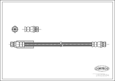 Тормоза CORTECO для VW GOLF VI (5K1) 2.0 TDI