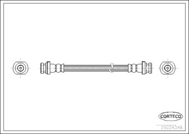 Тормоза CORTECO для NISSAN SUNNY III Traveller (Y10) 2.0 D