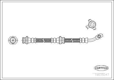 Тормоза CORTECO для NISSAN PRIMERA Traveller (WP11) 1.6 16V