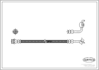 тормозные шланги CORTECO для MAZDA MX-5 I (NA) 1.8