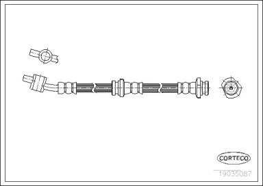 Тормоза CORTECO для NISSAN ALMERA II Hatchback (N16) 1.8