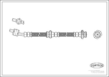 Тормоза CORTECO для NISSAN ALMERA II Hatchback (N16) 1.8