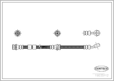 Тормоза CORTECO для NISSAN SUNNY III Liftback (N14) 2.0 D