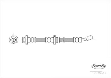 тормозные шланги CORTECO для NISSAN ALMERA I (N15) 2.0 D