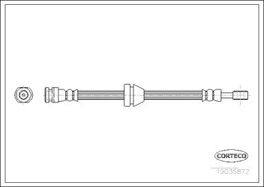 Тормоза CORTECO для CHEVROLET AVEO седан (T250, T255) 1.4