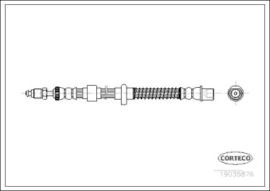 Тормоза CORTECO для PEUGEOT 508 SW 1.6