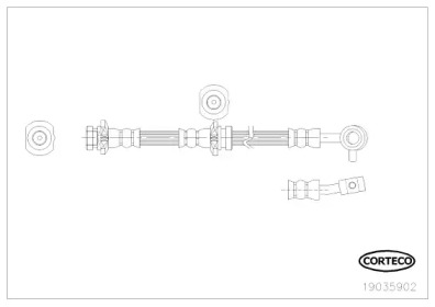 Тормоза CORTECO для NISSAN X-TRAIL (T30) 2.2 dCi 4x4