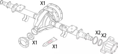 Главная передача CORTECO для FORD TRANSIT автобус (E_ _) 2.5 DI (EBL, EDS, ESL, ESS, EUS)