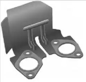 Прокладка / уплотнит. кольцо впускного/выпускного коллектора CORTECO для BMW 3 Compact (E36) 318 tds