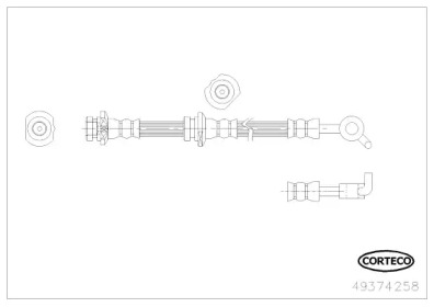 Тормоза CORTECO для NISSAN X-TRAIL (T30) 2.2 dCi 4x4
