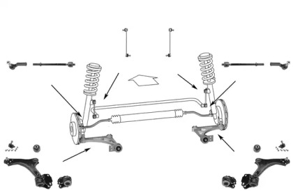 Рулевое управления MEYLE для FORD GALAXY (WA6) 1.6 TDCi