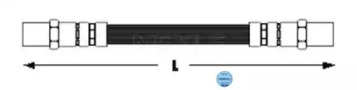 тормозные шланги MEYLE для VW GOLF II (19E, 1G1) 1.8 i Cat Syncro