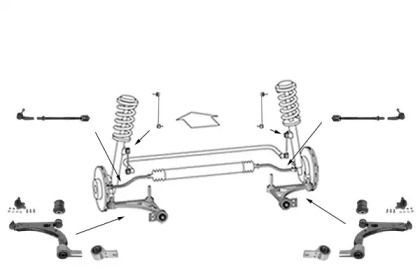 Рулевое управления MEYLE для MAZDA 2 (DY) 1.4