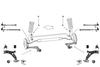Рулевое управления MEYLE для VW GOLF VI (5K1) 1.6
