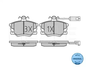 Тормозные колодки MEYLE для ALFA ROMEO 146 (930_) 1.7 i.e. 16V (930.B1)