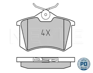 Дополнительные работы MEYLE для VW GOLF II (19E, 1G1) 1.8 GTI 16V