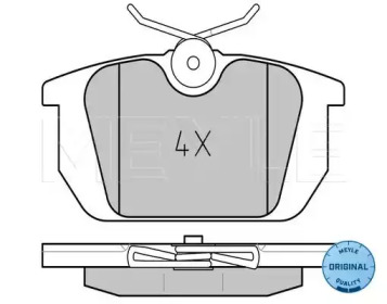 Тормозные колодки MEYLE для ALFA ROMEO 146 (930_) 1.7 i.e. 16V (930.B1)