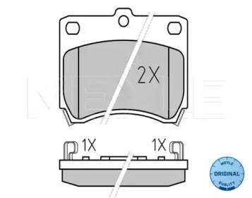 Дисковой тормозной механизм MEYLE для KIA PRIDE (DA) 1.1 i