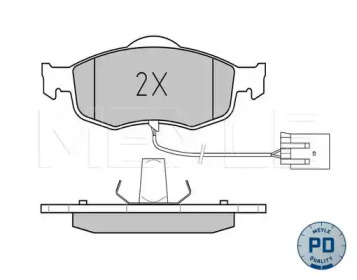Запчасти для ТО MEYLE для FORD COUGAR (EC_) 2.5 V6 24V