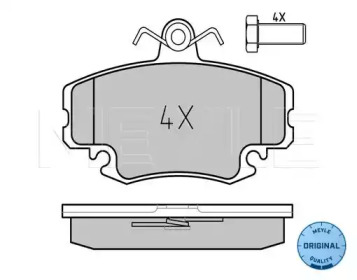 Тормозные колодки MEYLE для DACIA LOGAN (LS_) 1.6 (LSOB, LSOD, LSOF, LSOH)