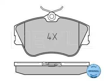 Тормозные колодки MEYLE для VW TRANSPORTER IV c бортовой платформой/ходовая часть (70XD) 1.9 D