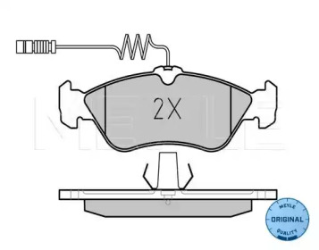 Дисковой тормозной механизм MEYLE для MERCEDES-BENZ SPRINTER 3-t Фургон (903) 308 CDI