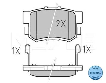 Дисковой тормозной механизм MEYLE для SUZUKI SX4 (EY, GY) 1.6 VVT 4x4 (RW 416)