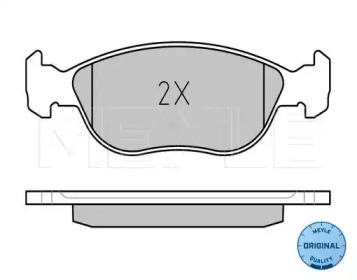 Тормозные колодки MEYLE для ALFA ROMEO 146 (930_) 1.9 JTD (930.B4B)