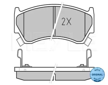 Дисковой тормозной механизм MEYLE для NISSAN ALMERA I (N15) 2.0 D