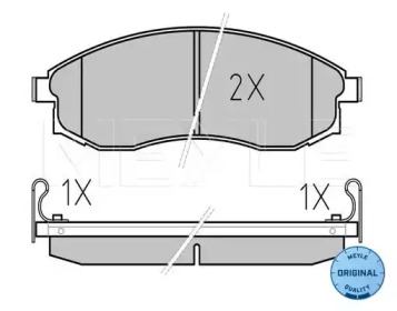 Дисковой тормозной механизм MEYLE для NISSAN MAXIMA / MAXIMA QX IV Station Wagon (A32) 3.0 QX