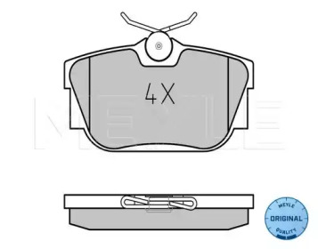 Дисковой тормозной механизм MEYLE для VW TRANSPORTER IV c бортовой платформой/ходовая часть (70XD) 1.9 TD