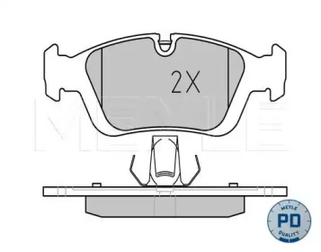 Тормозные колодки MEYLE для BMW 3 Compact (E36) 318 ti