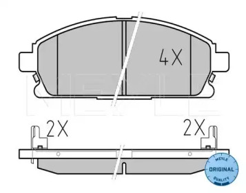 Запчасти для ТО MEYLE для NISSAN X-TRAIL (T30) 2.2 dCi 4x4