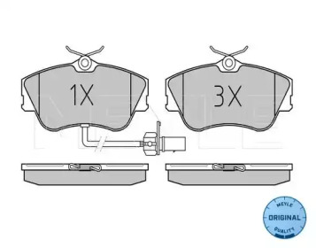 Дисковой тормозной механизм MEYLE для VW TRANSPORTER IV c бортовой платформой/ходовая часть (70XD) 1.9 TD