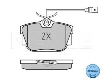 Дисковой тормозной механизм MEYLE для VW TRANSPORTER IV c бортовой платформой/ходовая часть (70XD) 1.9 TD